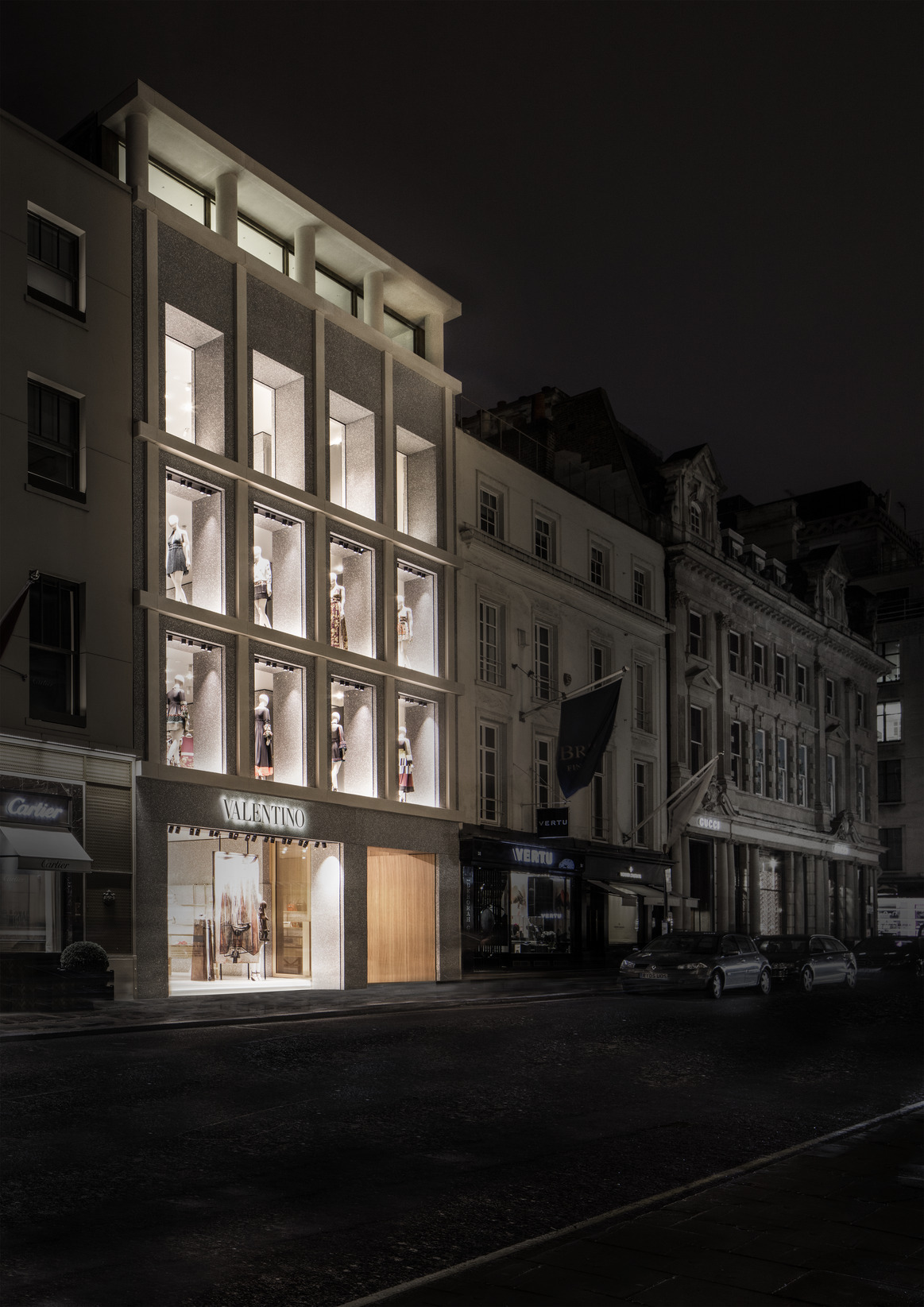 ophavsret Levere Electrify Valentino flagship store, Old Bond Street • David Chipperfield Architects