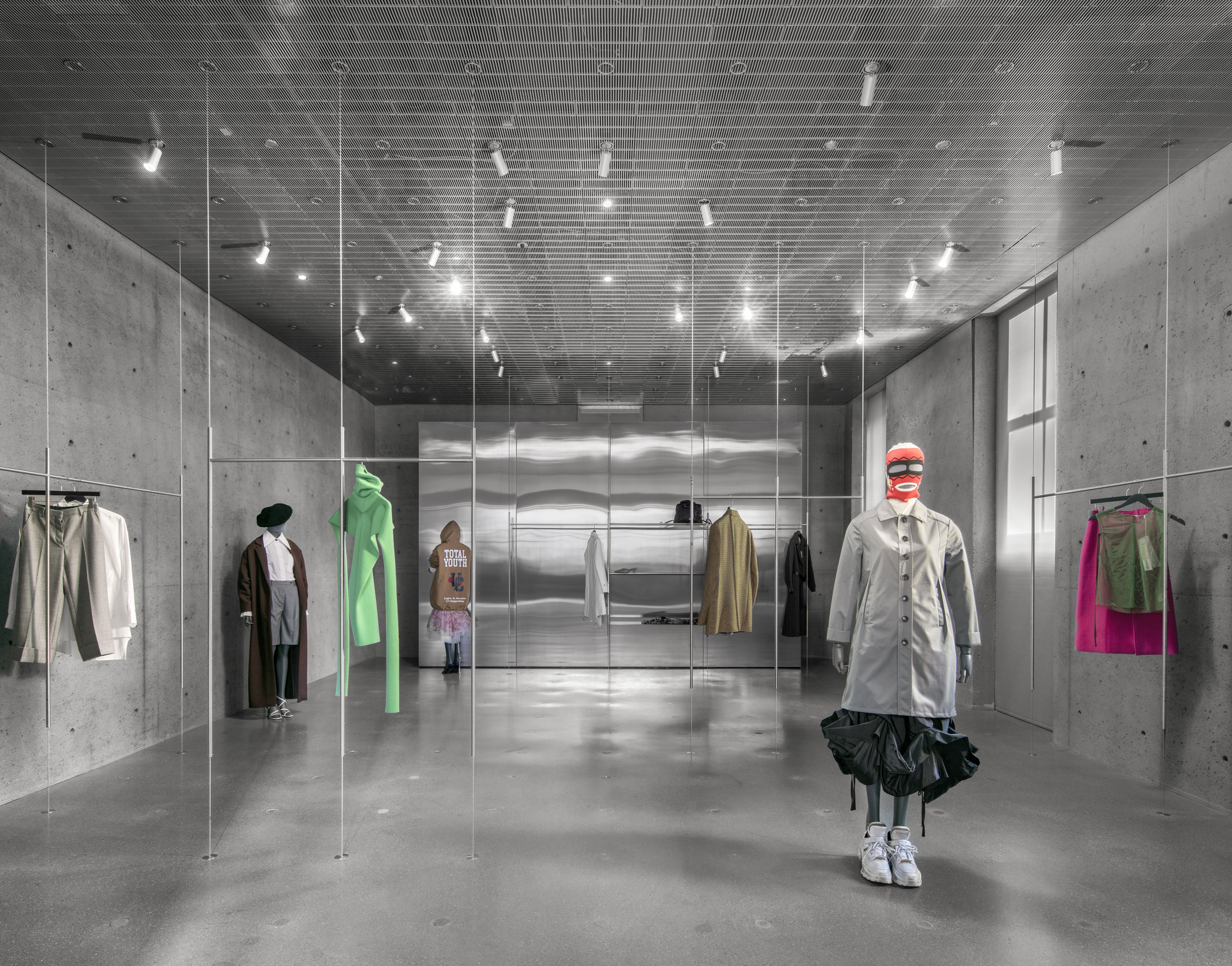 The first-ever store of the Canadian e-tailer SSENSE is designed as a place of encounter and interaction.