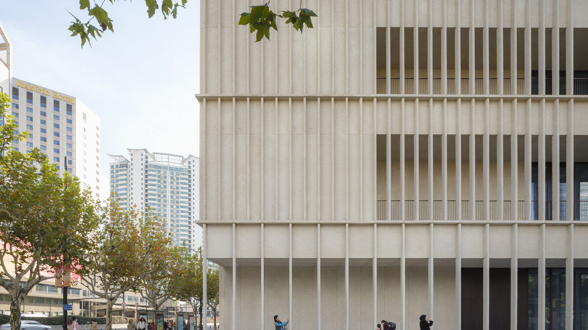 Xujiahui Library nears completion in Shanghai • David Chipperfield
